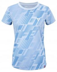 Koszulka tenisowa damska Tecnifibre X-Loop Tee. Niebieskie t-shirty damskie TECNIFIBRE, m, bez wzorów, z materiału, bez kołnierzyka. Za 259.00 zł.