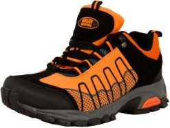 Damskie buty trekkingowe turystyczne. Czarne obuwie sportowe damskie GUGGEN MOUNTAIN, bez wzorów, z gumy, trekkingowe. Za 258.67 zł.