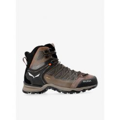 Buty trekkingowe Salewa Mountain Trainer Lite Mid GTX. Brązowe trekkingi męskie Salewa, wspinaczkowe. Za 949.99 zł.