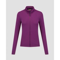 Bluza damska Dolomite Latemar Zip Fleece. Fioletowe bluzy damskie Dolomite, bez wzorów, bez kaptura. W wyprzedaży za 423.00 zł.