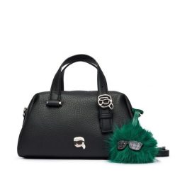 Torebka KARL LAGERFELD. Czarne torebki do ręki damskie KARL LAGERFELD, bez wzorów, klasyczne, bez dodatków. Za 779.99 zł.