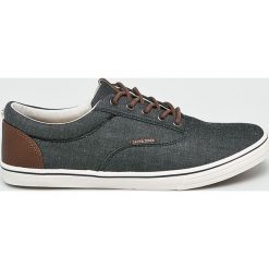 Jack & Jones - Tenisówki. Szare trampki męskie Jack & Jones, z gumy. W wyprzedaży za 149.90 zł.