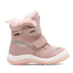Śniegowce Lasocki Kids. Czerwone śniegowce dziewczęce Lasocki Kids, retro, bez zapięcia. Za 189.99 zł.