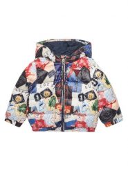 Guess Kurtka zimowa N5YL05 WEGY0 Kolorowy Regular Fit. Kurtki i płaszcze dla chłopców Guess, na zimę, z aplikacjami, z syntetyku, bez kaptura. Za 279.99 zł.