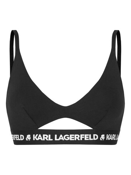 KARL LAGERFELD Biustonosz braletka A1W47006 Czarny. Czarne biustonosze KARL LAGERFELD, bez wzorów, z lyocellu. Za 177.99 zł.