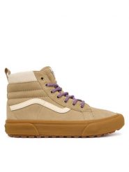 Vans Sneakersy SK8 Hi Insulated VN000V924MG1 Beżowy. Brązowe buty sportowe dziewczęce Vans, bez wzorów, bez zapięcia. Za 429.99 zł.