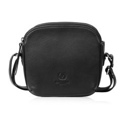 Mała torebka damska skórzana na ramię crossbody modna letnia Paolo Peruzzi AY-25-BL. Czarne torby na ramię damskie bez wzorów, z materiału, biznesowe, małe, bez dodatków. Za 139.00 zł.