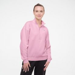 Bluza damska Puma Gym & Pilates. Czerwone bluzy sportowe damskie Puma, s, bez wzorów, z bawełny, bez kaptura, na fitness i siłownię. W wyprzedaży za 129.99 zł.