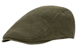 Lekki, Przejściowy Kaszkiet Bawełniany - Pako Jeans - Zieleń Khaki. Zielone czapki i kapelusze męskie Pako Jeans, bez wzorów, z bawełny. Za 59.00 zł.