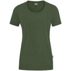 Koszulka damska Jako Organic Stretch. Zielone t-shirty damskie Jako, bez wzorów, sportowe, bez kołnierzyka. Za 187.00 zł.