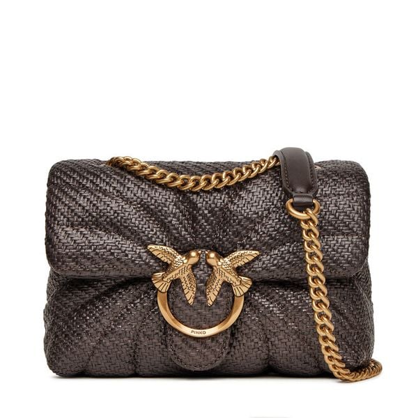 Torebka PINKO. Brązowe torebki do ręki damskie Pinko, bez wzorów, klasyczne, bez dodatków. Za 939.99 zł.