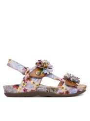 Laura Vita Sandały Liloo 06 Kolorowy. Sandały damskie Laura Vita, bez wzorów, ze skóry, bez obcasa, na płaskiej podeszwie, bez zapięcia. Za 429.99 zł.