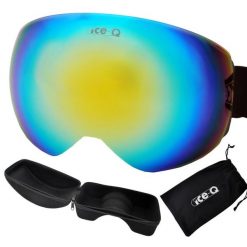 Gogle narciarskie dla dorosłych Ice-Q Cortina 2, Anti-slip, OTG na okulary. Zielone trampki i tenisówki damskie ICE-Q, bez wzorów, sportowe, bez zapięcia. W wyprzedaży za 199.90 zł.