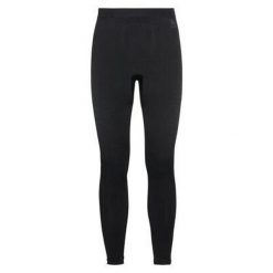 Spodnie termoaktywne narciarskie męskie Odlo Performance Warm Eco, leggins. Czarne spodnie snowboardowe męskie Odlo, m, bez wzorów, narciarskie. Za 369.99 zł.
