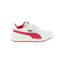 Buty Sportowe Dziewczęce Puma Stepfleex 2 Sl V. Białe buty sportowe dziewczęce Puma, bez wzorów, bez zapięcia, trekkingowe. Za 109.99 zł.