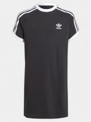 Adidas Sukienka codzienna adicolor IM3902 Czarny Loose Fit. Czarne sukienki dla dziewczynek Adidas, bez wzorów, z bawełny, bez ramiączek. Za 199.99 zł.