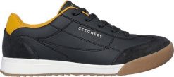 Buty męskie Skechers Zinger 2.0 Ultimate Classic czarne 183284 BLK 46. Czarne trampki męskie Skechers, bez wzorów, bez zapięcia. Za 467.47 zł.