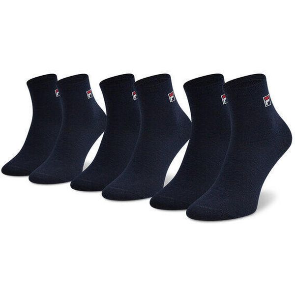 Fila Quarter Skarpety 6-pack Unisex Granatowe 43-46. Niebieskie skarpety damskie Fila, bez wzorów. Za 164.99 zł.