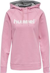 Damska bluza z kapturem Hummel Hmlgo Logo. Czerwone bluzy damskie Hummel, xs, bez wzorów, z bawełny, z kapturem. Za 180.30 zł.