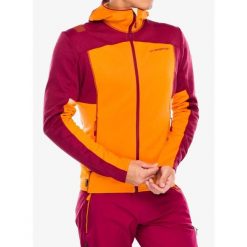 Bluza z kapturem męska La Sportiva Cosmic Hoody. Brązowe bluzy męskie La Sportiva, na zimę, m, bez wzorów, z kapturem. Za 507.99 zł.