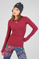 Koszulka z długim rękawem do biegania damska Nessi Sportswear Longsleeve Ultra. Czerwone koszulki sportowe damskie NESSI SPORTSWEAR, l, bez wzorów, z dzianiny, bez kołnierzyka, bez ramiączek, do biegania. Za 339.00 zł.