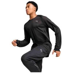 Longsleeve do biegania męski PUMA Run Cloudpun. Czarne buty sportowe męskie Puma, bez zapięcia, do biegania. Za 189.99 zł.