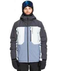 Kurtka do sportów zimowych dla Mężczyzn DAWSON. Szare kurtki snowboardowe męskie Quiksilver, m, bez wzorów, z materiału, bez kaptura, narciarskie. Za 1,099.00 zł.