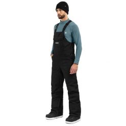 Spodnie snowboardowe z szelkami męskie Broad Peak. Czarne spodnie snowboardowe męskie SIROKO, m, bez wzorów, narciarskie. W wyprzedaży za 793.65 zł.