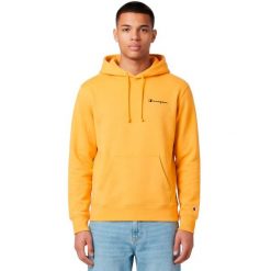 Bluza męska CHAMPION Hooded Sweatshirt. Żółte bluzy męskie Champion, m, bez wzorów, z materiału, bez kaptura. Za 190.99 zł.