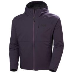 Kurtka turystyczna Helly Hansen Odin Stretch Insulat 2.0. Fioletowe kurtki męskie Helly Hansen, l, bez wzorów, casualowe, bez kaptura. Za 1,106.50 zł.