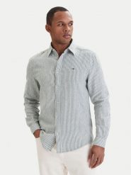 Tommy Jeans Koszula DM0DM22755 Zielony Regular Fit. Zielone koszule męskie Tommy Jeans, m, bez wzorów, z jeansu, bez kołnierzyka, bez ramiączek. Za 409.99 zł.