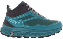 Buty turystyczne damskie Inov-8 RocFly G 390 GTX - pine/teal/slate. Zielone trekkingi damskie Inov-8. Za 556.26 zł.