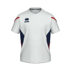 Koszulka Errea Curtis. Białe t-shirty dla chłopców ERREA, bez wzorów, z materiału, bez ramiączek. Za 197.30 zł.