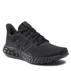 Buty do biegania New Balance. Czarne obuwie sportowe damskie New Balance, bez wzorów, do biegania. Za 259.99 zł.