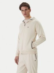 BOSS Bluza Sense 50557206 Beżowy Regular Fit. Brązowe bluzy męskie Boss, m, bez wzorów, z bawełny, bez kaptura. Za 549.99 zł.