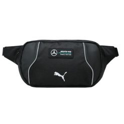 Torebka nerka sportowa męska Mercedes MAPF1 Waist Bag. Czarne saszetki męskie Puma, z materiału, sportowe, małe. Za 149.99 zł.