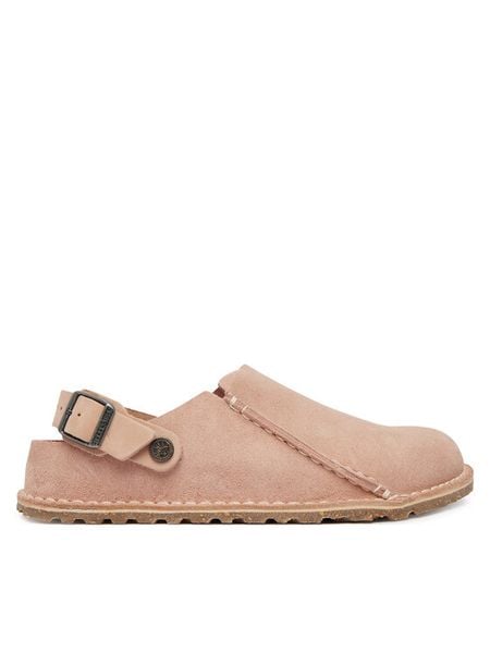 Birkenstock Klapki Zermatt 1031146 Różowy. Czerwone klapki damskie Birkenstock, bez wzorów, ze skóry, bez obcasa. Za 647.99 zł.