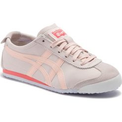 Sneakersy ASICS - ONITSUKA TIGER Mexico 66 1183A359 Blush/Breeze 701. Brązowe półbuty damskie Asics, bez wzorów, z materiału, bez obcasa, na płaskiej podeszwie, bez zapięcia. W wyprzedaży za 249.00 zł.