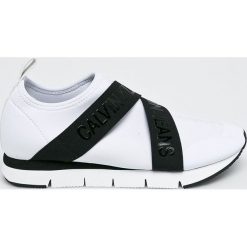Calvin Klein Jeans - Buty. Szare obuwie sportowe damskie Calvin Klein Jeans, z jeansu. Za 449.90 zł.