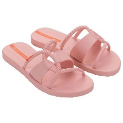 Klapki Ipanema Diversa Slide Ad 27232 BG835 różowe. Czerwone klapki damskie bez wzorów, sportowe, bez obcasa. Za 154.29 zł.