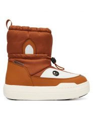 Moon Boot Śniegowce Mb Jr Park Tube Mid Animal Wp 80D3440100 D Brązowy. Brązowe buty zimowe dziewczęce Moon Boot, z materiału, bez zapięcia. Za 809.99 zł.