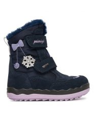Primigi Śniegowce GORE-TEX 8883744 M Granatowy. Niebieskie buty zimowe dziewczęce Primigi, z gore-texu, bez zapięcia. Za 439.99 zł.