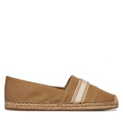 Espadryle Tommy Hilfiger. Brązowe espadryle damskie Tommy Hilfiger, bez wzorów, bez obcasa, bez zapięcia. Za 289.99 zł.