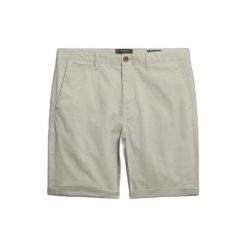 Szorty chino Superdry Premium Regular. Szare spodnie materiałowe męskie Superdry., m, bez wzorów. Za 276.60 zł.