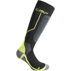 Skarpety narciarskie CMP SKI SOCK WOOL wełniane ocieplane antybakteryjne. Czarne skarpety damskie CMP, bez wzorów, z elastanu. Za 127.00 zł.