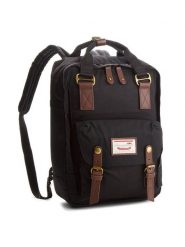 Doughnut Plecak D010-0003-F Czarny. Czarne plecaki damskie Doughnut, bez wzorów, z materiału. Za 249.99 zł.