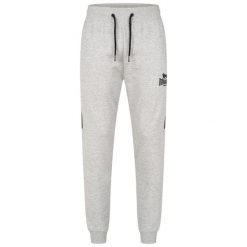Spodnie do biegania Lonsdale Grinstead. Czarne spodnie sportowe męskie Lonsdale, m, bez wzorów, z bawełny, do biegania. Za 217.50 zł.