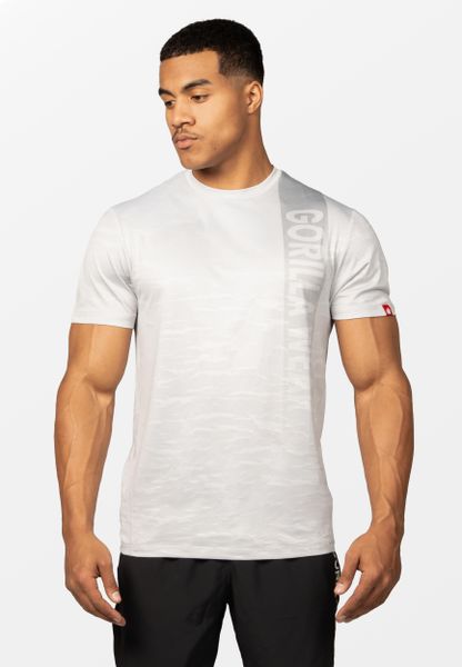 Westley Koszulka ight Szary. Szare koszulki sportowe męskie GORILLA WEAR, m, bez wzorów, z poliesteru, bez kołnierzyka, bez ramiączek, na fitness i siłownię. Za 234.00 zł.