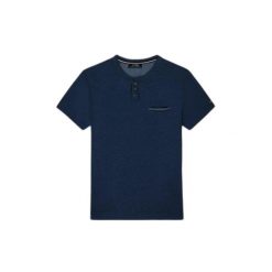 Koszulka z siateczki TBS Blake. Niebieskie t-shirty damskie TBS, m, bez wzorów, z bawełny, klasyczne, bez kołnierzyka. Za 189.00 zł.