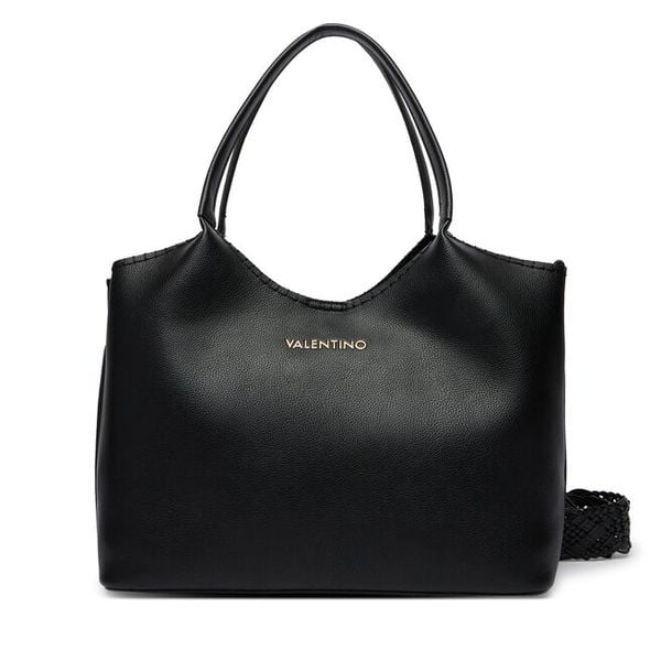 Torebka Valentino. Czarne torebki do ręki damskie Valentino, bez wzorów, bez dodatków. Za 474.99 zł.